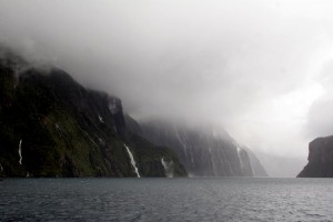 Milford Sound im Regen