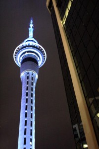 Skytower by night