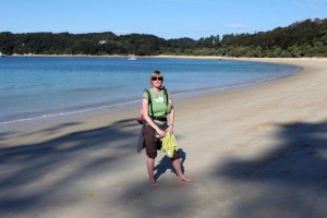 Antje in der Anchorage Bay