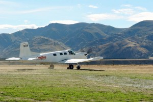 Mit dem Flugzeug ging es in die Luft
