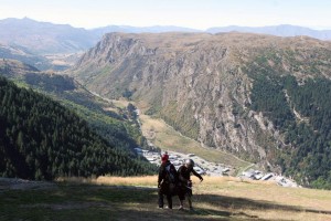 Antje auf der Paragliding-Startbahn